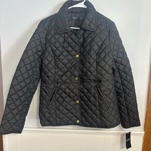 Lauren Ralph Lauren Black Quilted Puffer Coat